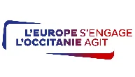 logo l'europe s'engage l'occitanie agit